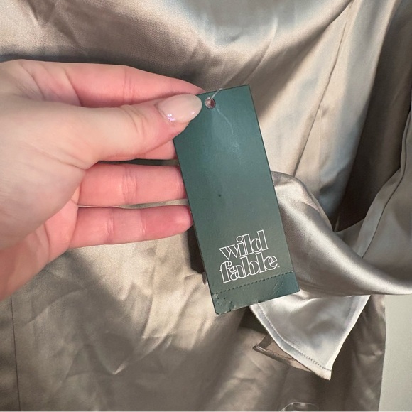 Wild Fable Silver Chemise Dress - Picture 5 of 6